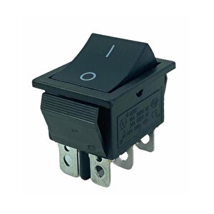 Işiksiz Geni̇ş 6p Si̇yah On/off Açma Kapama Anahtar (ic-109a)