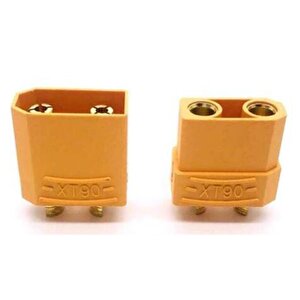 Xt90 Konnektör Erkek/di̇şi̇ Soket Çi̇fti̇ (lipo Batarya İçi̇n)