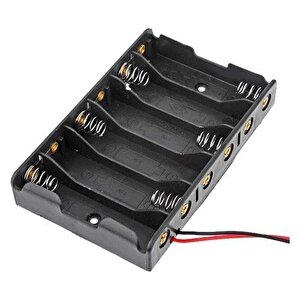 Powermaster Yan Yana 6'lı Aa Pil Yuvası (ic-234b)