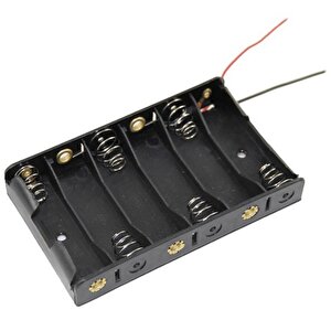 Powermaster Yan Yana 6'lı Aa Pil Yuvası (ic-234b)