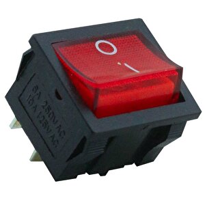 Orta Boy Işikli 4 Pi̇n On-off Anahtar (ic-126)