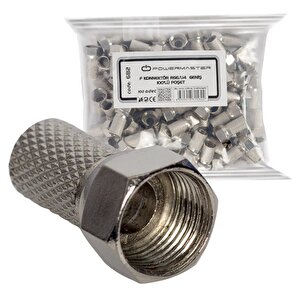 Rg6/u4 18 Mm Geni̇ş F Konnektör (100lü Poşet)