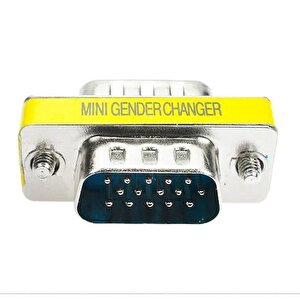 Powermaster Pm-1944 Vga Erkek-erkek (m2m) 15 Pin Çevirici Ara Adaptör