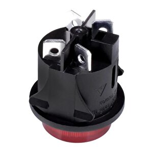 Powermaster Ic-180g Anahtar Basmalı 4 Pin Kalıcı Yuvarlak 25 Mm