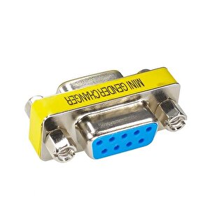 Powermaster Pm-6861 Db9 Rs232 Dişi-dişi (f2f) 9 Pin Çevirici Ara Adaptör