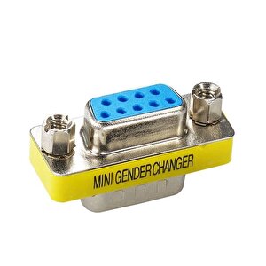 Powermaster Pm-6861 Db9 Rs232 Dişi-dişi (f2f) 9 Pin Çevirici Ara Adaptör