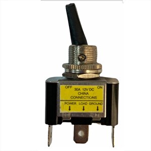 12 Volt Dc 30 Amper On-off Işikli Toggle Switch (ic-151b)