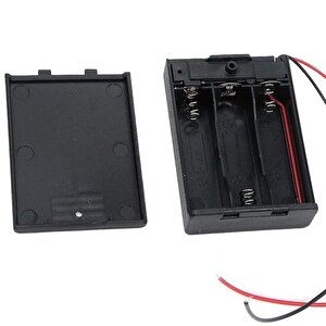 Powermaster  3'lü Aa Kapaklı Switch'li Pil Yuvası (ic-233e)