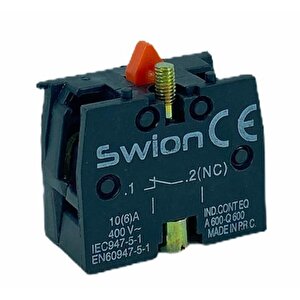 Lay5-be102 22 Mm Kontak Blok No Kirmizi