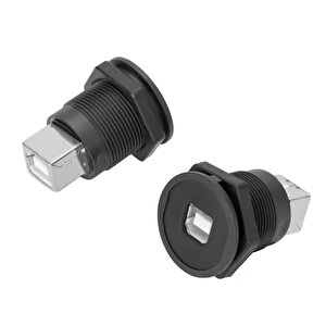 Usb-04c-bk 22 Mm Pano Ti̇p Si̇yah Usb B Di̇şi̇ Soket