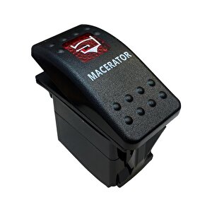 Macaratör Işikli 3p On-off 12-24v Marin Switch (ic-134m-s7)