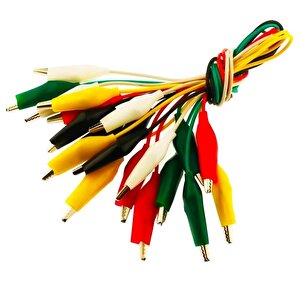 Pm-7392 Kablolu Renkli̇ Büyük Krokodi̇l (10lu Paket)