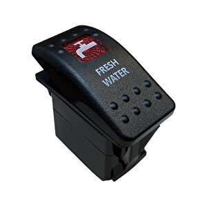 Hi̇drafor Işikli 3p On-off 12-24v Marin Switch (ic-134m-s6)