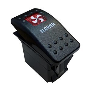 Havalandirma Işikli 3p On-off 12-24v Marin Switch (ic-134m-s13)