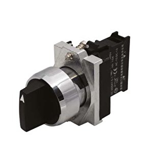 22mm 1no/1no Mandal Butonlar Metal Kalıcı 1-0-2