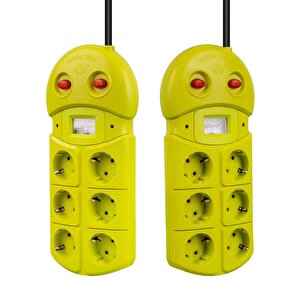 Vea Ve-970b 6'lı 1.5 Metre Grup Priz