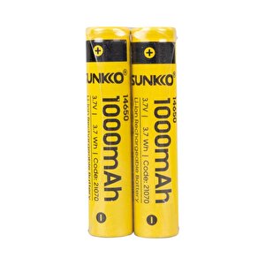 Sunkko 3.7 Volt 1000 Mah 14650 Şarj Edi̇lebi̇li̇r Pi̇l (tekli̇)