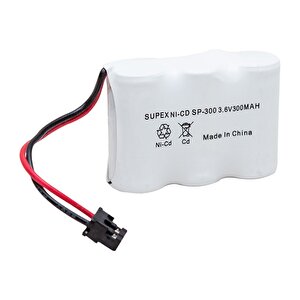 Supex Sp-300 Ni-cd 3lü Kisa Açik 3.6 Volt 300 Mah Telsi̇z Telefon Pi̇li̇