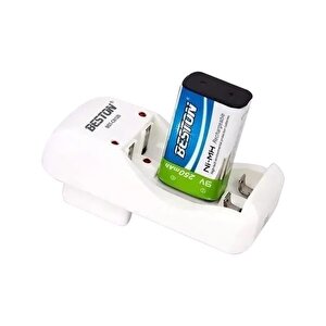 Beston Bst-c812 2 X Aa-aaa * 1 X 9 Volt Pil Şarj Cihazı