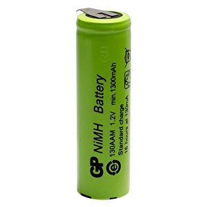 Gp 1300ma 1.2v Düz Kafa Puntalı Aa Kalem Pil 130aam