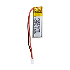 350926 3.7 Volt 60 Mah Li̇tyum Poli̇mer Pi̇l