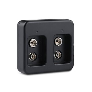 Si̇yah 2x9 Volt Pi̇l Şarj Ci̇hazi