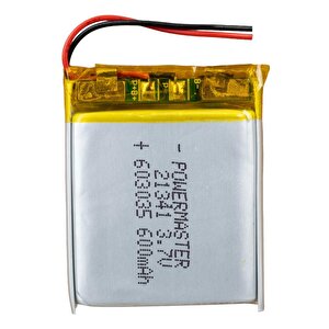 Powermaster 603035 3.7 Volt 600 Mah Lityum Polimer Pil