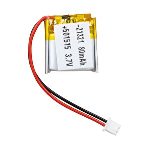 501515 3.7 Volt 80 Mah Li̇tyum Poli̇mer Pi̇l