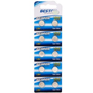 Beston Alkalin Ag13/357 Lr44 Düğme Pil (10'lu Paket)  Bst-lr44