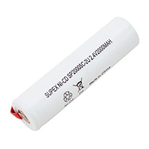 Supex 2.4 Volt - 2000 Mah 2li̇ Üstüste Di̇k Süpürge Pi̇li̇