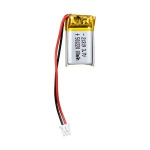 501220 3.7 Volt 80 Mah Li̇tyum Poli̇mer Pi̇l