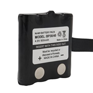 Powermaster Bp38/40 Ni-mh 4.8 Volt 800mah Cobra Telsiz Pili Şarj Edilebilir Şarjlı 4xaaa