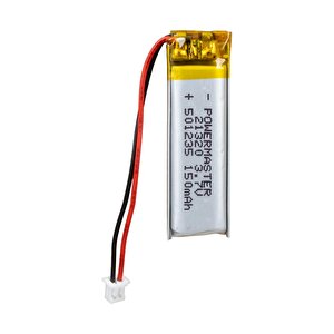 501235 3.7 Volt 150 Mah Li̇tyum Poli̇mer Pi̇l