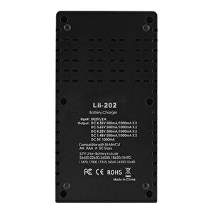 Powermaster Pmr-hg2 18650 4.2v 500ma/1000ma Pi̇l Şarj Ci̇hazi