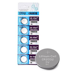Cr2032 3 Volt Li̇tyum Para Pi̇l (5li̇ Paket)