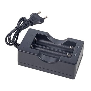 Powermaster Pm-16855 Siyah 2000 Ma Li-ion 2x18650 Pil Şarj Cihazı
