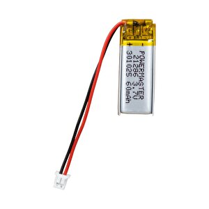 301025 3.7 Volt 60 Mah Li̇tyum Poli̇mer Pi̇l