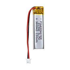 380942 3.7 Volt 130 Mah Li̇tyum Poli̇mer Pi̇l