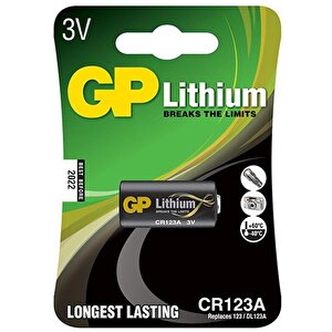 Gp Cr123a 3 Volt Li̇tyum Fotoğraf Maki̇nesi̇ Pi̇li̇