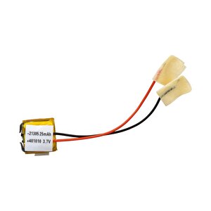 401010 3.7 Volt 25 Mah Li̇tyum Poli̇mer Pi̇l Soketsi̇z