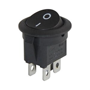 Powermaster Yuvarlak 4 Pinli Işıksız On-off Anahtar Ic-133-4