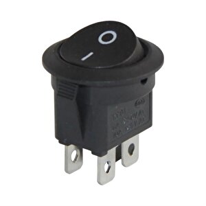 Powermaster Yuvarlak 4 Pinli Işıksız On-off Anahtar Ic-133-4