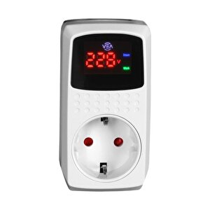 Vea Ve-22393 15a 3520w Göstergeli Akım Korumalı Priz Aşırı Yüksek Gerilim