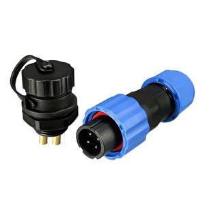 Sd-13 Tipi Su Geçirmez 4 Pin Konnektör