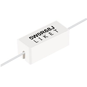 0.68 Ohm 5 Watt Taş Di̇renç
