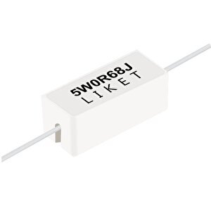 0.68 Ohm 5 Watt Taş Direnç