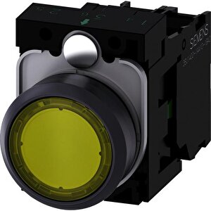 ,mat Metal Komple Işıklı Buton-3su1132