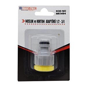 Bay-tec Musluk Ve Hortum Adaptörü 1/2-3/4 Mk1494 (2 Adet)