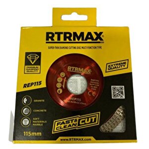 Rtrmax Rep115 Çarpraz Diş Elmas Testere Kesici Disk 115x22mm