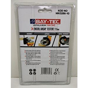 Bay-tec Zincirli Ahşap Testere 115 Mm Mk0286-10